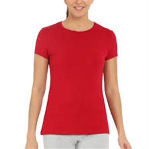 Jockey Women/Mens Red Round Crew Neck T-Shirt 1515 RegularR Fit Size XXL